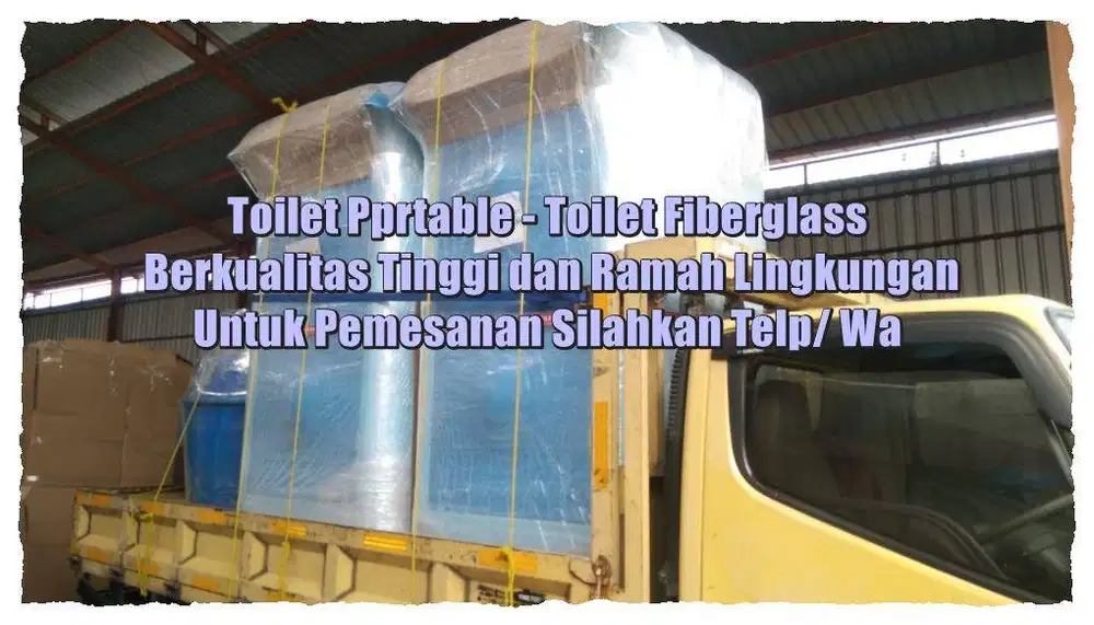 Toilet konser - Toilet Darurat - toilet bencana - Toilet Fiberglass