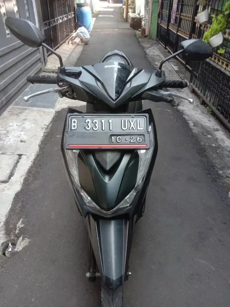 HONDA NEW BEAT DELUXE 2021 HITAM DOP