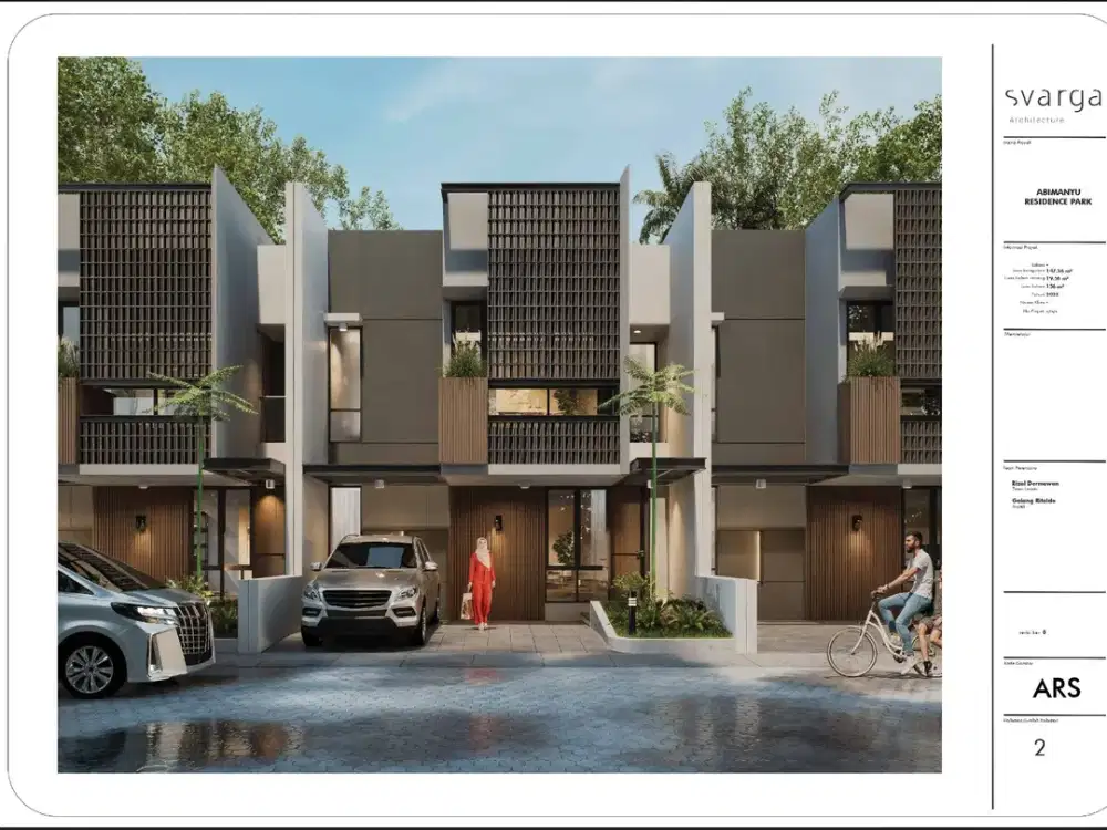 Jual Rumah Mewah Dalam Perumahan Jogja, Utara Kampus UPN, Privat pool, Harga 3,7M