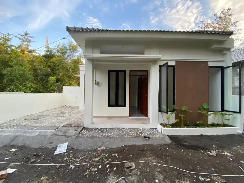 Rumah Minimalis Cocok Untuk Pesiunan Kawasan Asri tidak Bising di Bantul Jogja