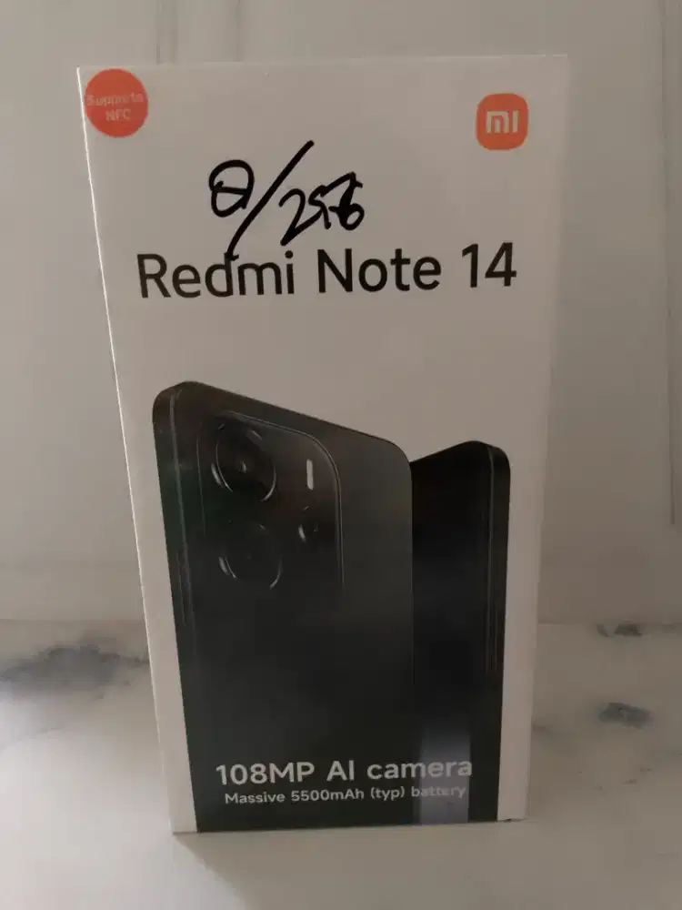 New redmi note 14 8/256 garansi resmi