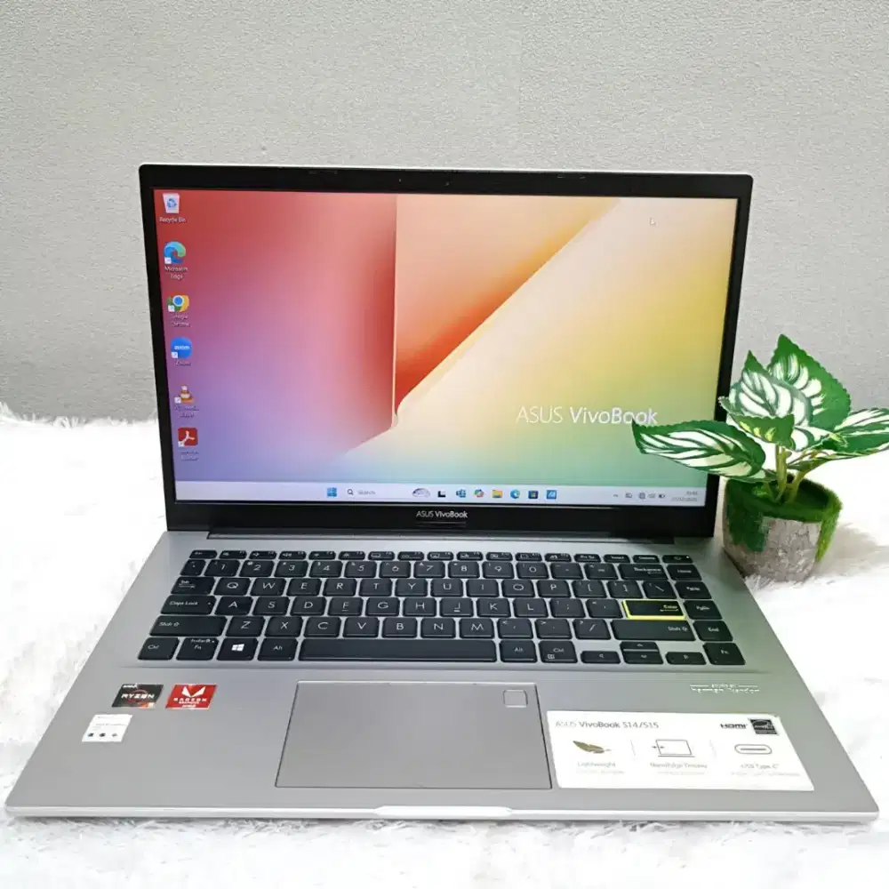 ASUS VIVOBOOK M413DA RYZEN 5 3500 RAM 8GB SSD 512GB LAYAR 14.0 FHD IPS