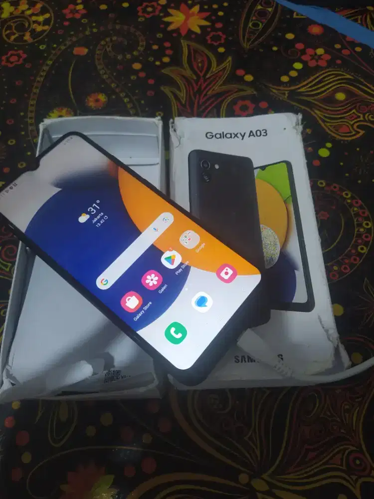 Samsung a03 4/64 lengkap