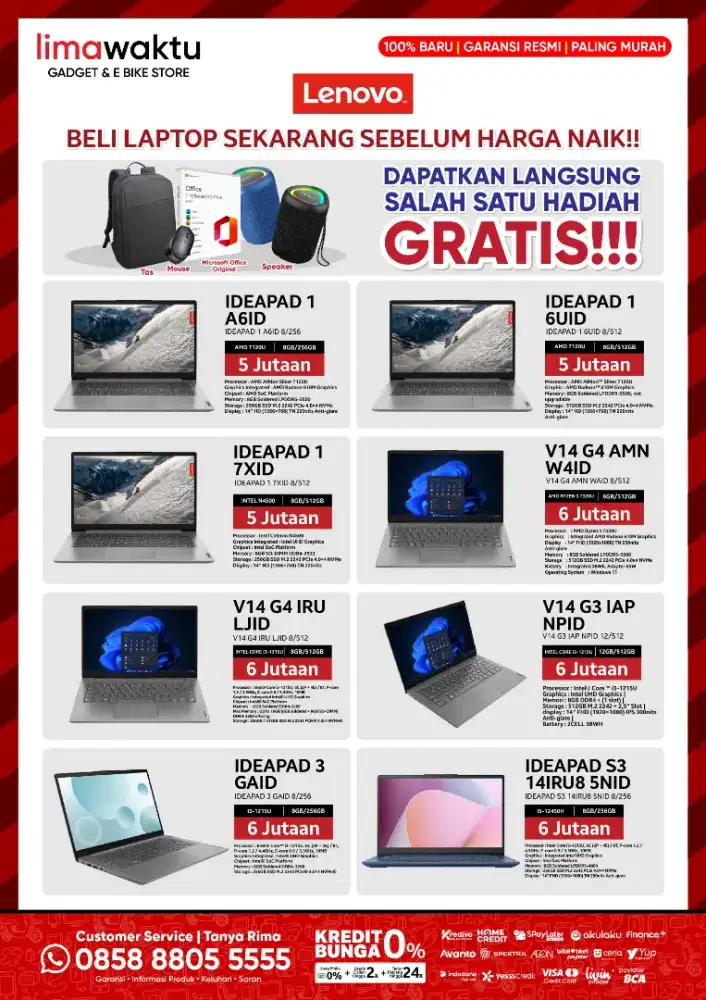 Laptop All Tipe Lenovo
