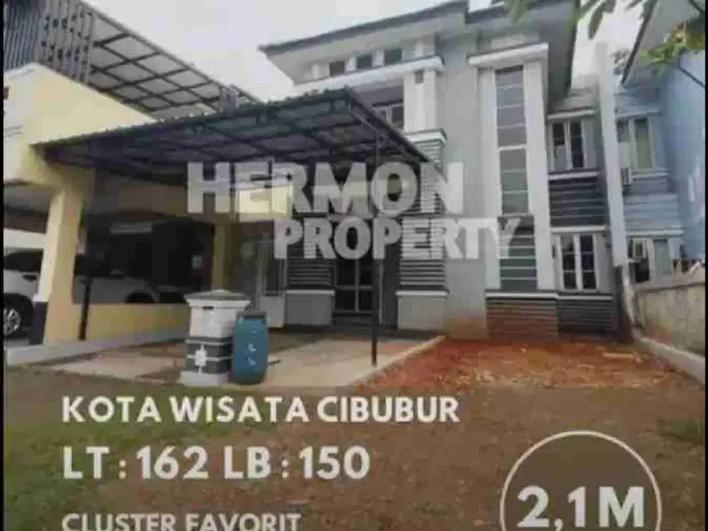 Rumah Idaman siap huni Lokasi strategis di Kota wisata Cibubur