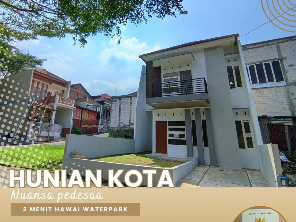 HUNIAN 2 LANTAI HARGA 500 JUTAAN DEKAT ARAYA DEKAT TERMINAL ARJOSARI