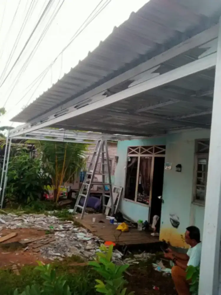 Bismilah terima pemasangan atap kenopi bajaringan