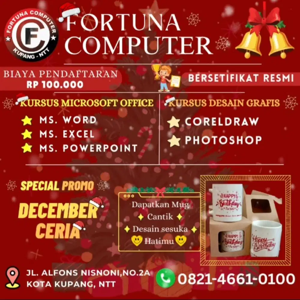 Kursus Komputer Bersertifikat Resmi