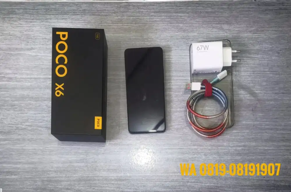 WTS POCO X6 5G 12/256 warna HITAM.