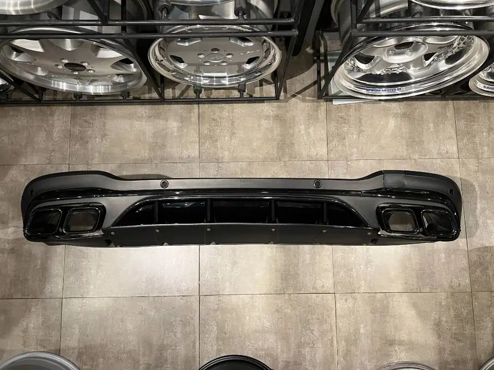 Jual Diffuser + Tailpipe Mercedes Benz GLC W253 Aftermarket