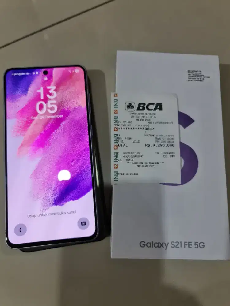 SAMSUNG S21 FE  WARNA UNGU