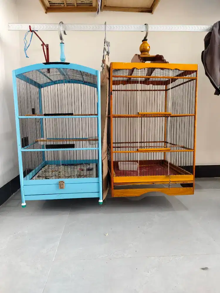 Sangkar kenari nepak ruji fiber