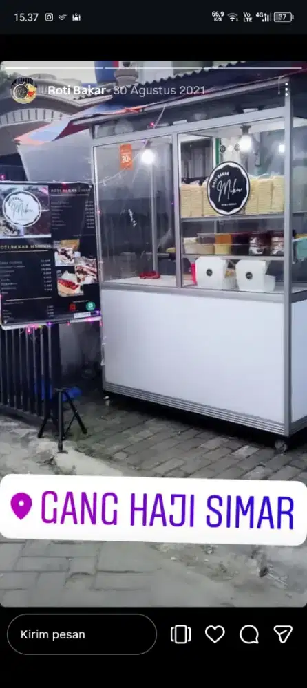 GEROBAK ETALASE CHICKEN MULTIFUNGSI