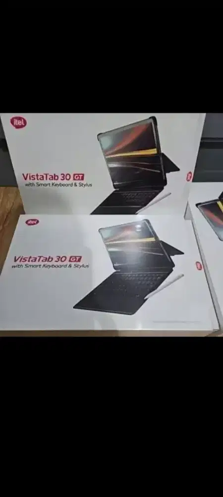 Tablet itel vista tab 30 GT bonus flipcase keyboard stylus pen