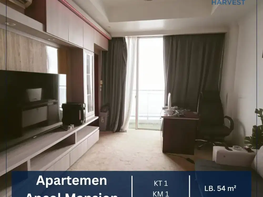 DIJUAL MURAH APARTEMEN ANCOL MANSION TOWER ATLANTIC OCEAN 1BR FURNISHED JAKARTA UTARA