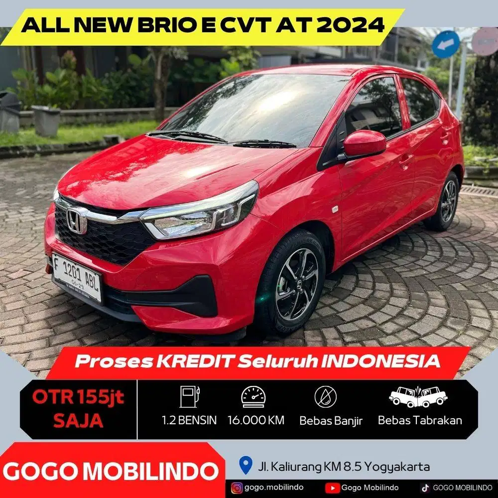 Honda All New Brio E CVT Matic 2024 DP Minim Kredit Murah Sirion