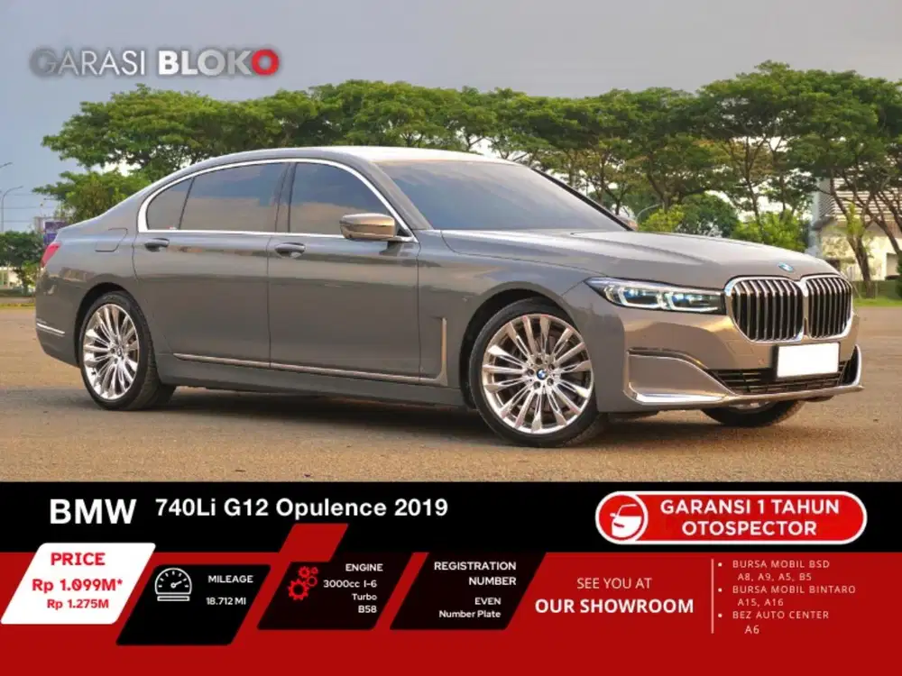 LUXURY CRUISER ! LANGKA ! LIMITED COLOR BMW 740li G12 LCI 2019 / 2021