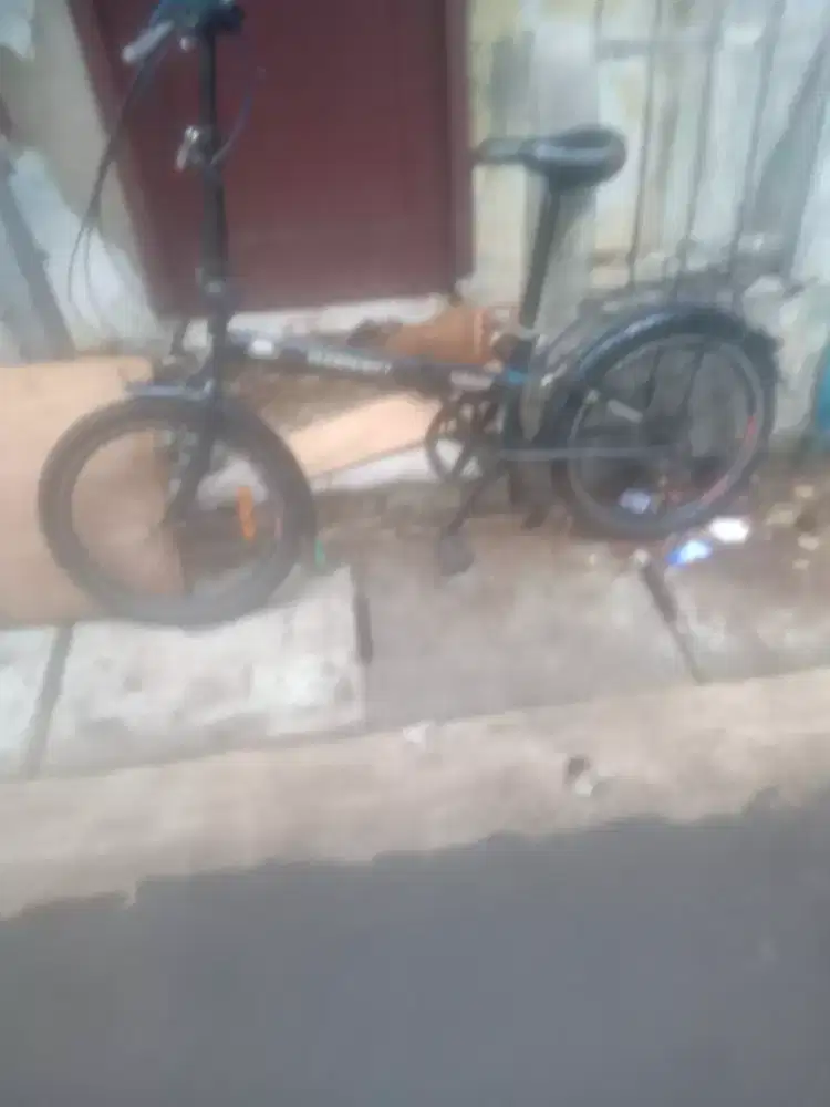 Sepeda lipat genio dewasa normal siap pakai
