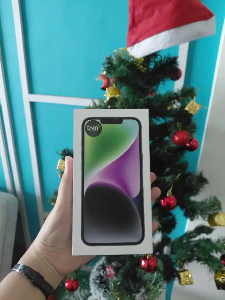 PROMO BNIB SEGEL IPHONE 14 128GB - MIDNIGHT GARANSI IBOX