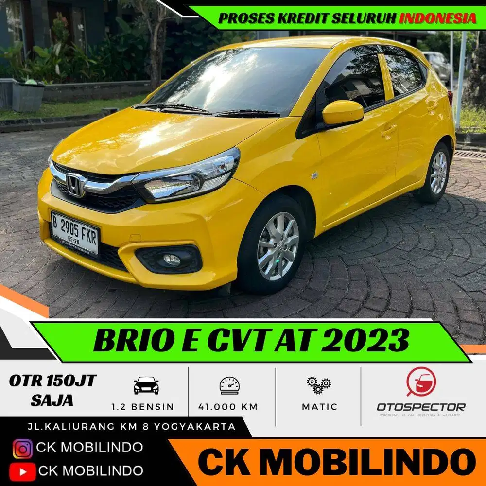 Honda All New Brio E CVT Matic 2023 FAVORIT Dp Minim Yaris