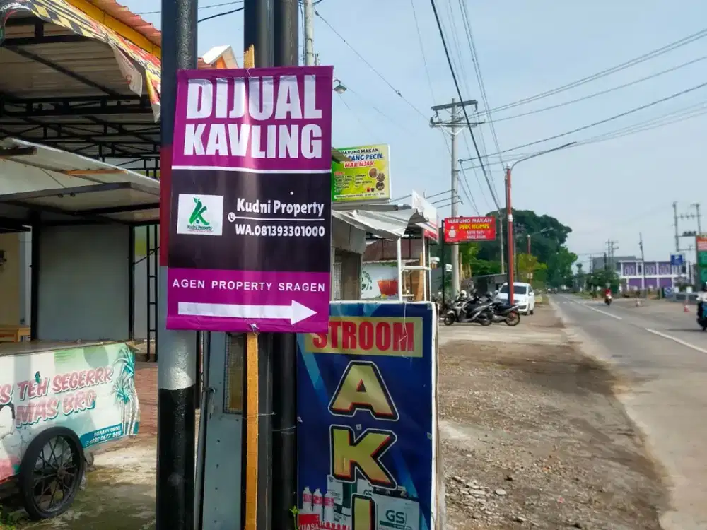 DIJUAL MURAH :  Tanah Kavling 'nempel' pagar RS. Hastuti!!!