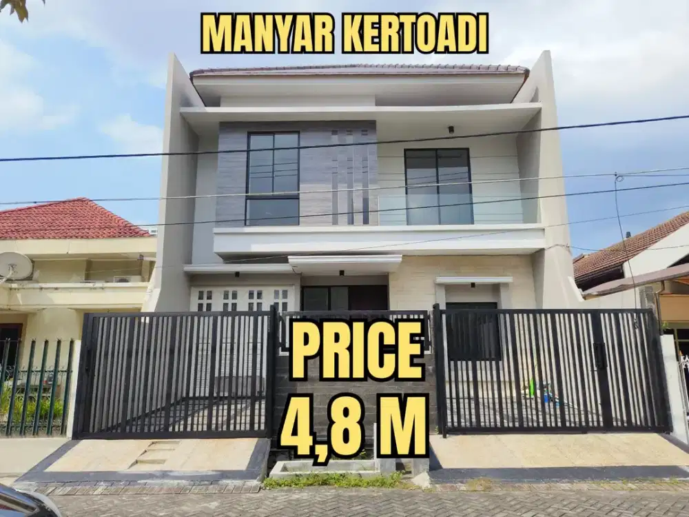 ‼️TURUN HARGA‼️BARU GRESS RUMAH MEWAH MANYAR KERTOADI DHARMAHUSADA KLAMPIS. SELANGKAH RAYA MERR, ITS, KERTAJAYA, Dsb
