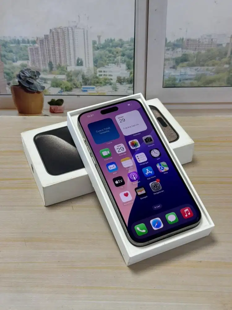 iPhone 15 Promax 256gb Second iBox Fullset