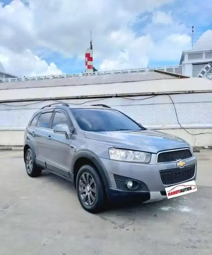 Chevrolet Captiva Diesel Tahun 2013 Automatic Abu abu Metalik