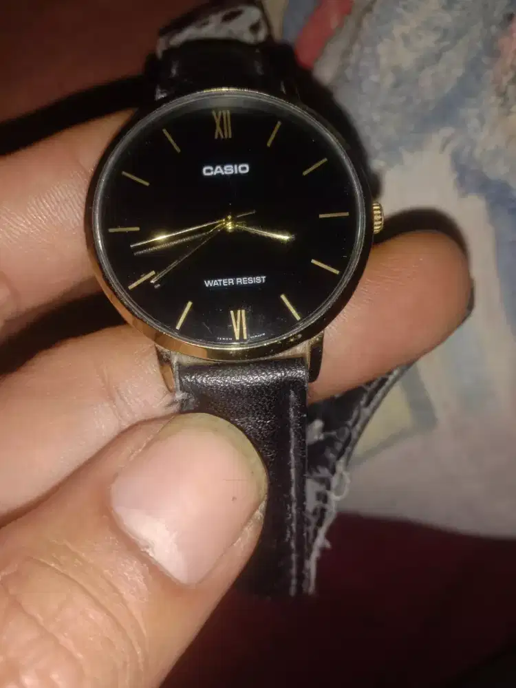 Casio ori dim 3.4mm minus batre hrs ganti, ama strap sdh jelek.