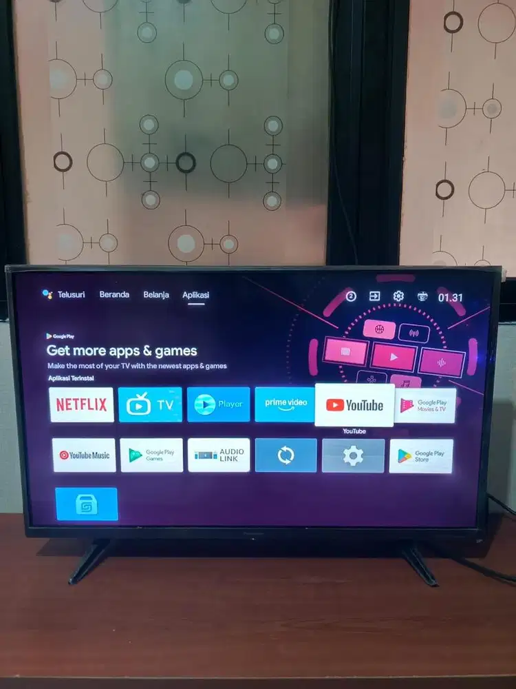Smart TV Panasonic 32 android plus antena Digital 30mtr