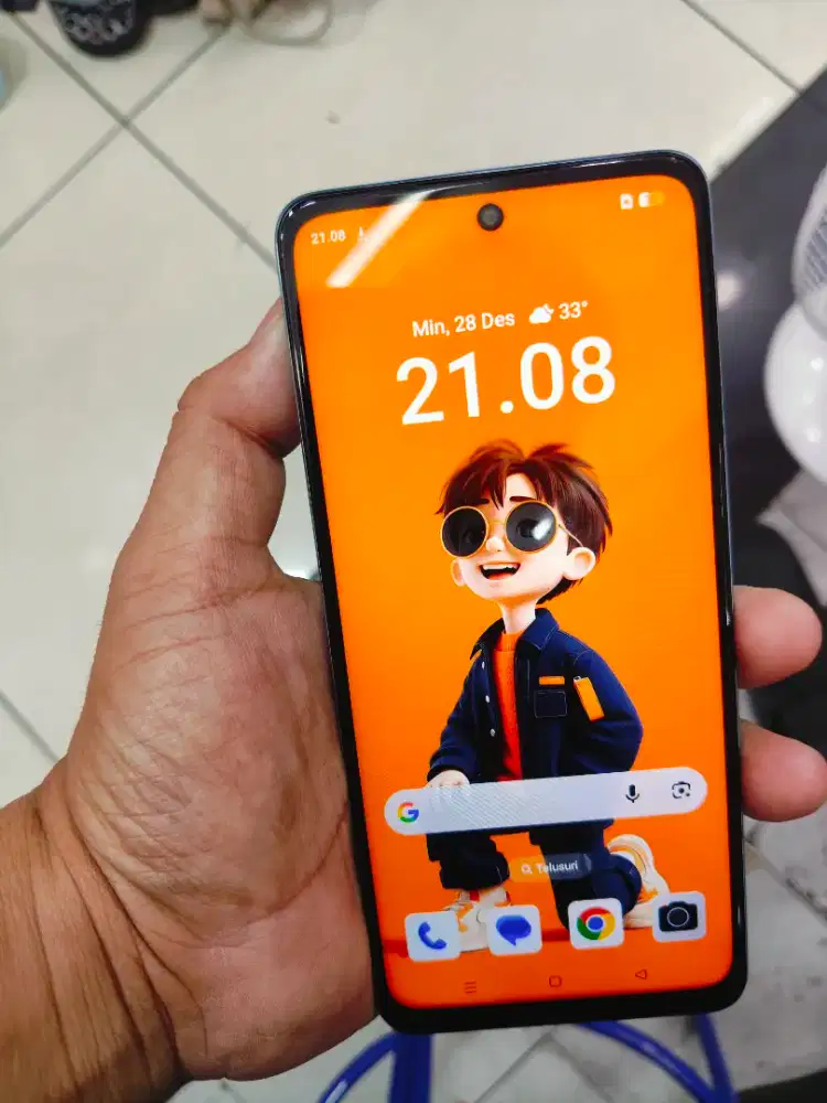 a3x fullset 6+6/138gb biru minus ada baret bekas pakai holder motor