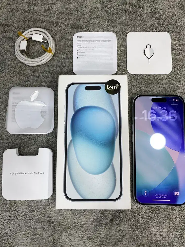 Second Iphone 15 128gb Ibox Garansi on