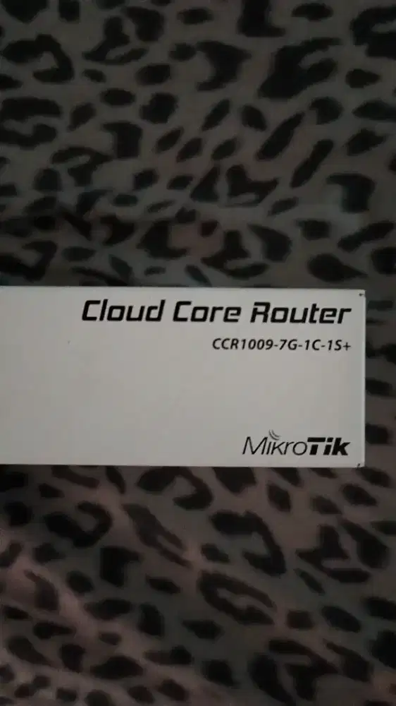 mikrotik routerboard ccr cloud core router ccr1009-7g-1c-1s+ normal