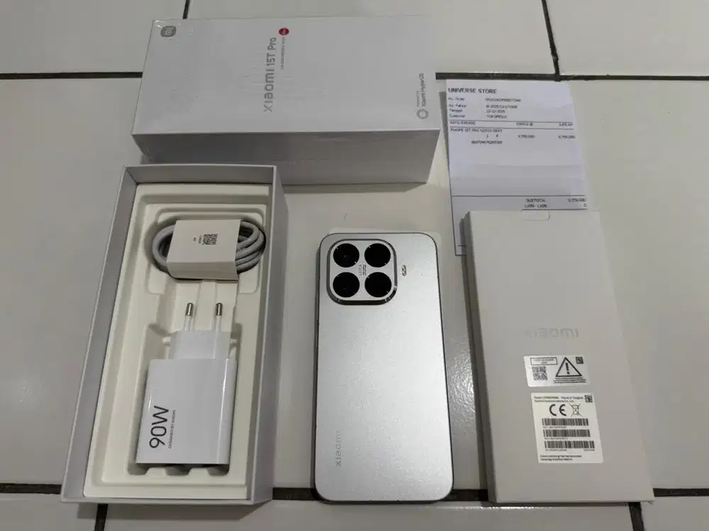 Xiaomi 15T Pro 12/512gb Grey Silver Resmi