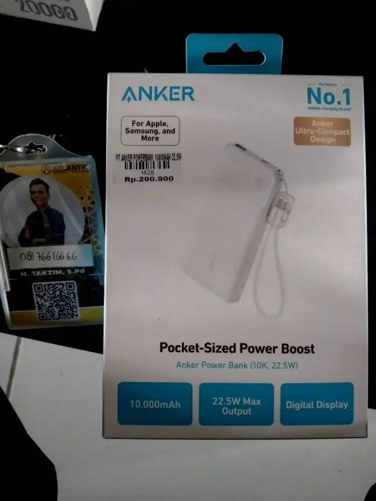PT. ANKER POWERBANK 10000MAH 22,5W ATLANTIS DAHSYAT