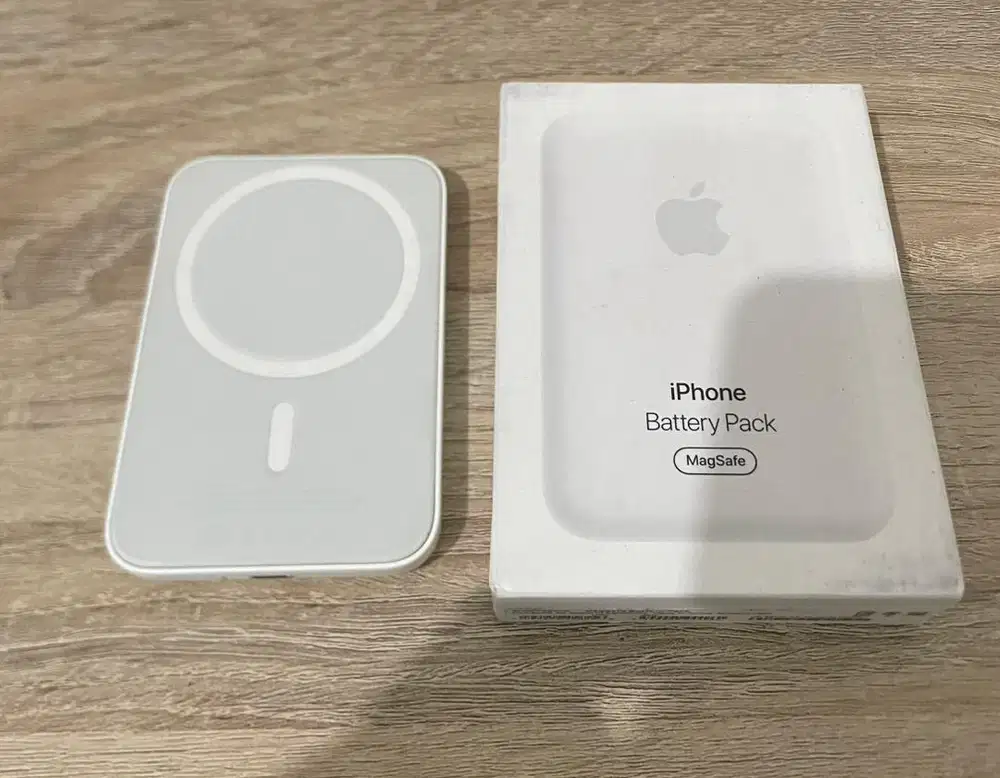 Powerbank apple magsafe fullset original apple bukan oem atau 1:1