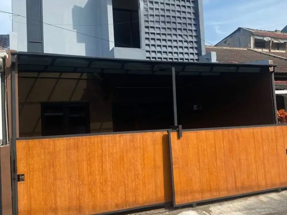 Dijual Rumah Hoki Taman Kopo Indah TKI 2 Patung kuda Bangunan Baru modern minimalis