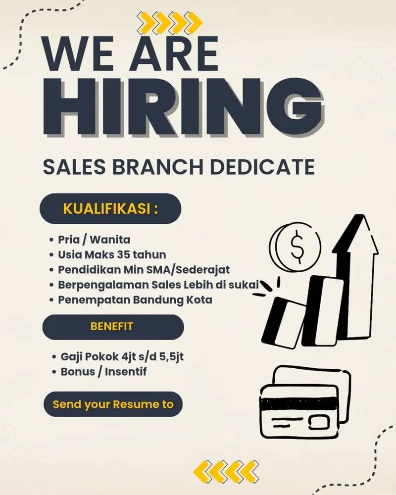 Sales branch dedicate