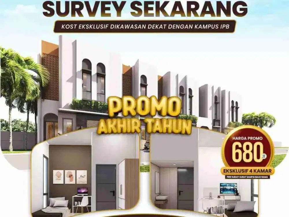 Jual Rukost Syariah dekat Kampus IPB