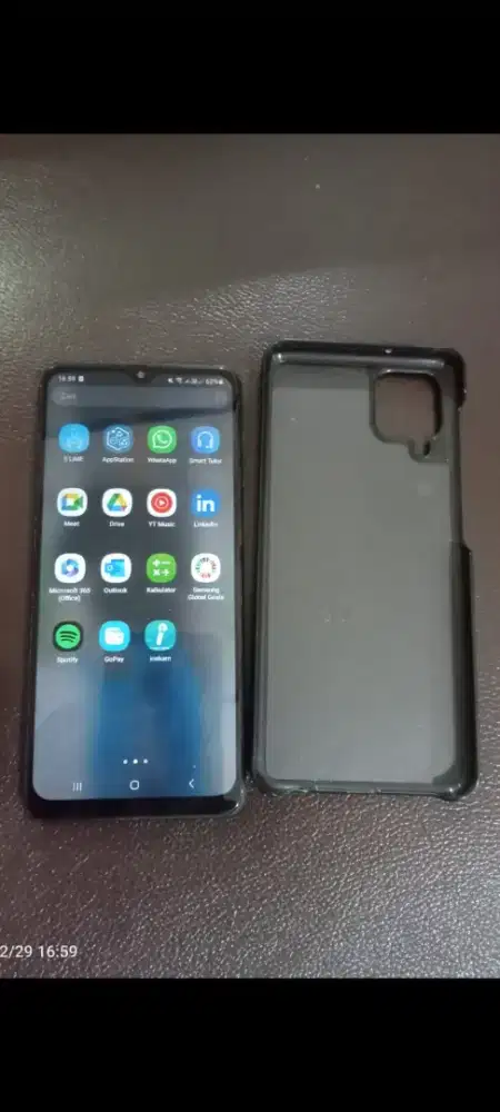Samsung a12 ram 6/128 lengkap