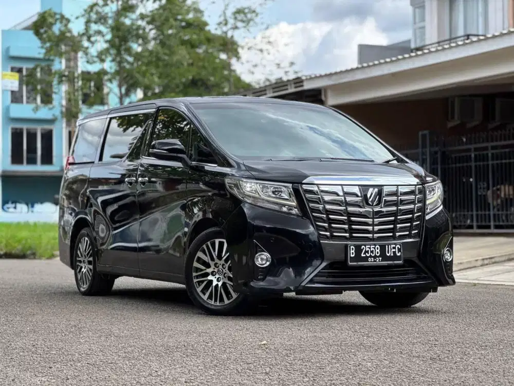 Toyota Alphard G 2.5 ATPM 2017 Hitam Metalik