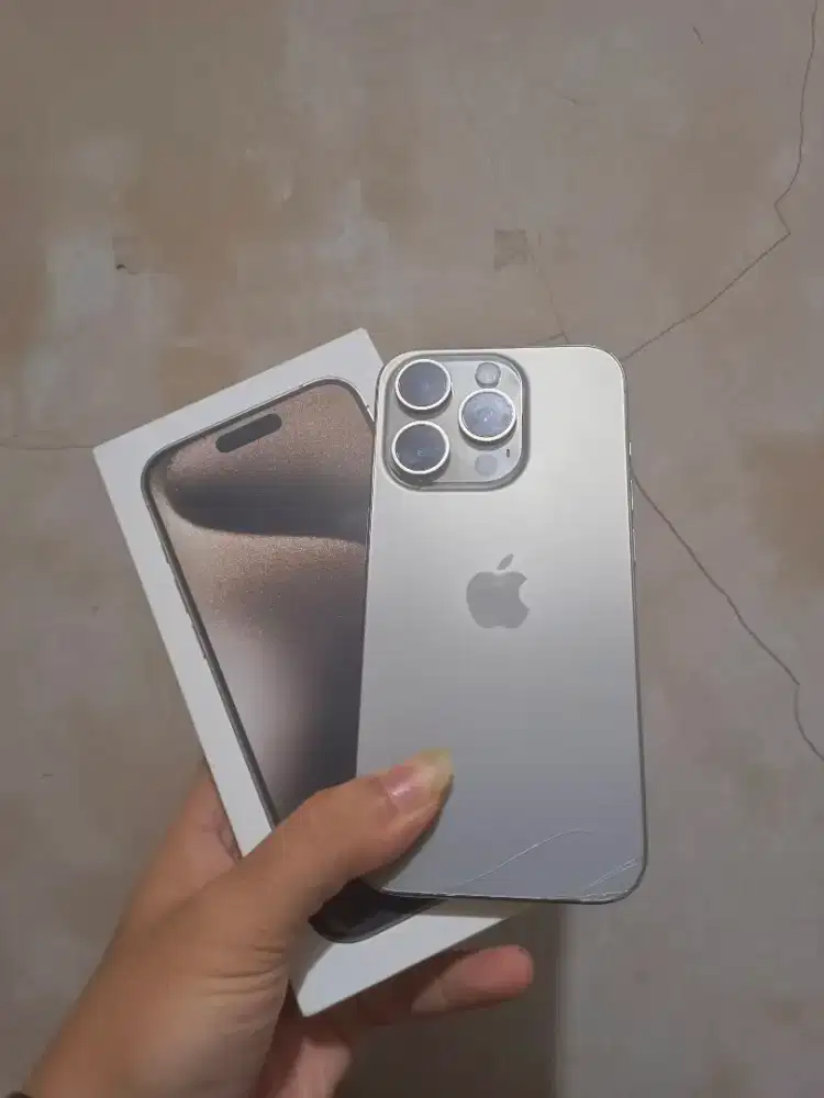 iPhone 15 pro 256gb fullset original resmi no minus