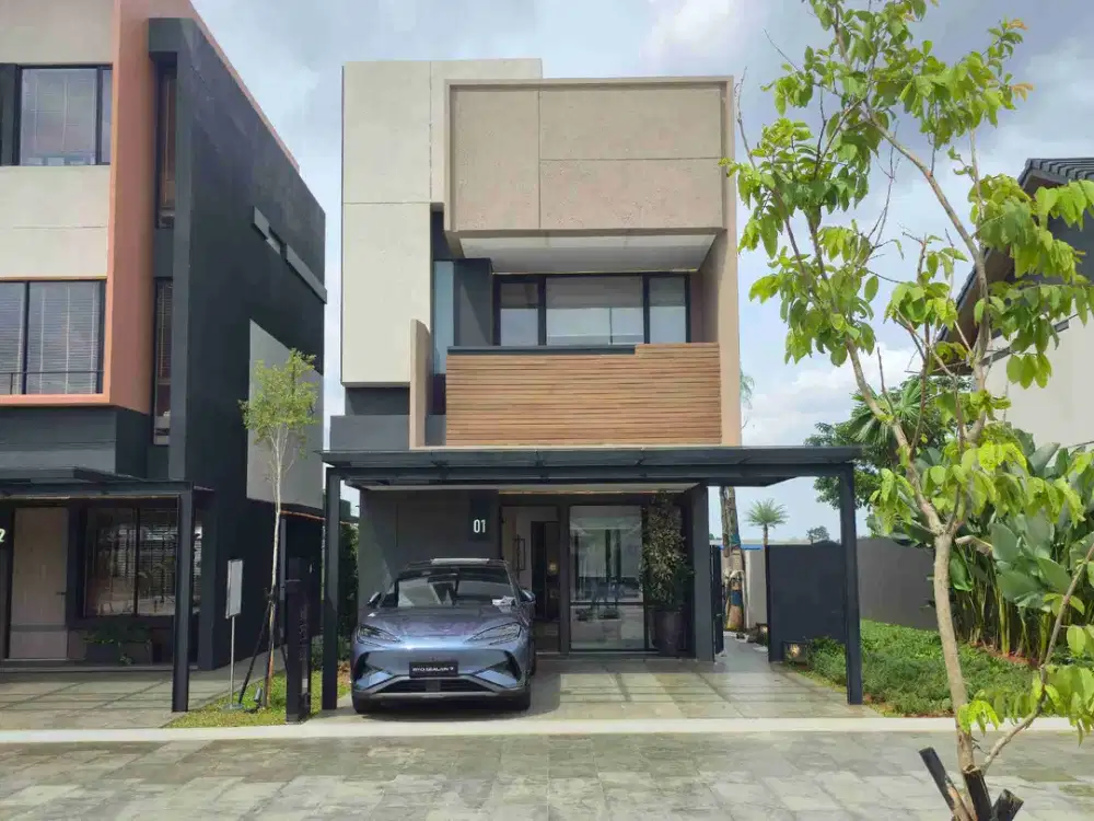 Rumah 3 Lantai Park Serpong Tipe Cendana Alpha DP 0% Nempel Gading Serpong - BSD