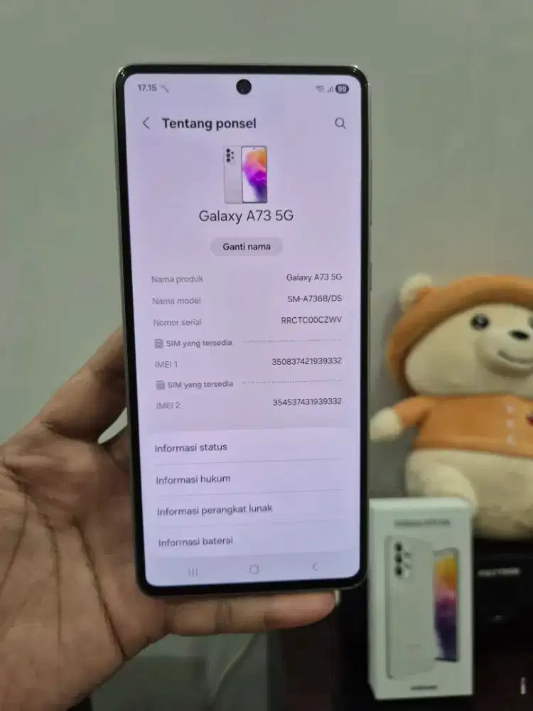 Samsung a73 5g 8/256 mulus like new
