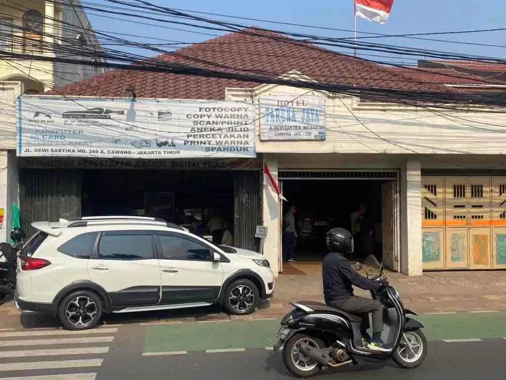 Jual Hotel / Rumah / Tanah Dewi Sartika Pinggir Jalan Raya Tanah Luas | Jual BU udah sangat turun masih nego