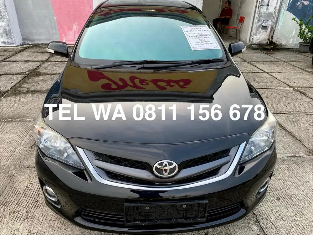 ANTIK TIK KM 60 rb Toyota Altis V 2.0 AT 2013 TDP 18 jt Service Record