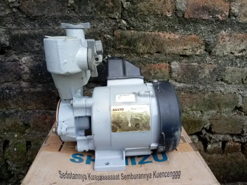 Pompa air Sanyo pwh 137 c bekas siap pasang