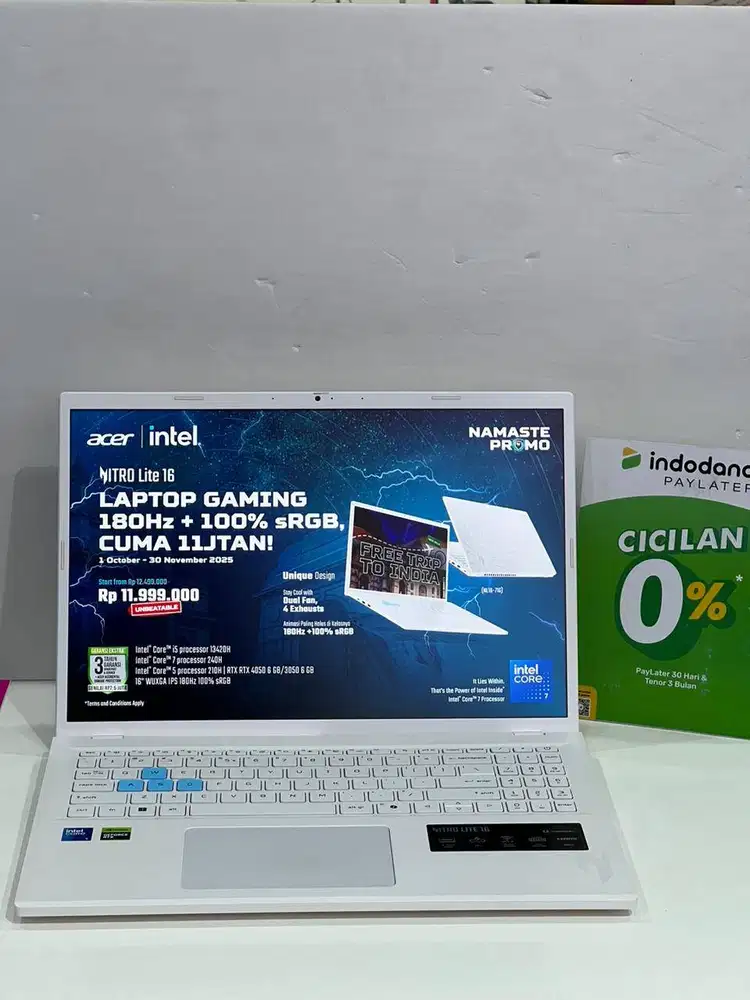 Acer Nitro Lite 16 NL16-71G-506C Intel Core 5 210H 16GB SSD 512GB 16′′