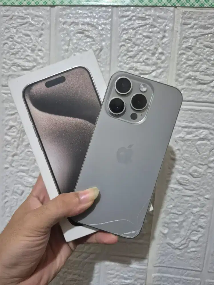 iPhone 15 pro 256gb resmi fullset original no minus mulus
