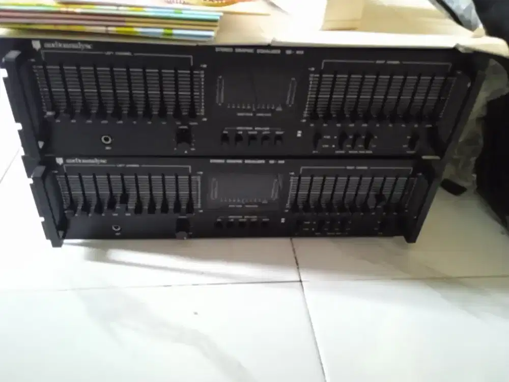 Equalizer audioanalyse normal natt